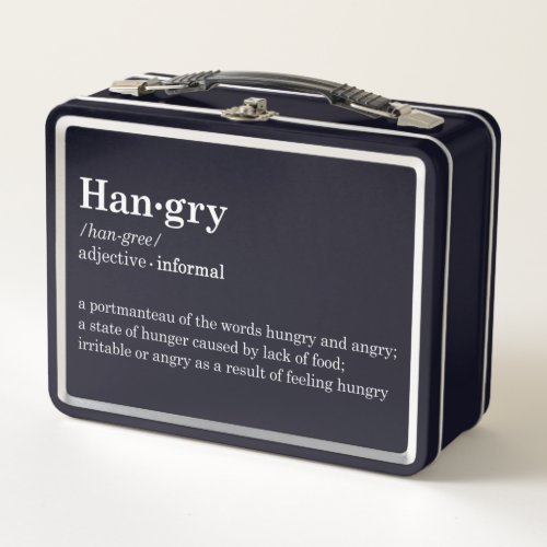 Hangry Metal Lunchbox