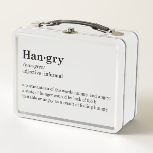 Hangry Metal Lunchbox