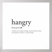 Hangry Poster