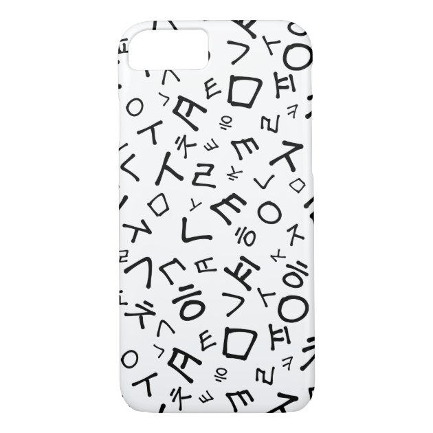 Hangul pattern Case Mate iPhone case Zazzle