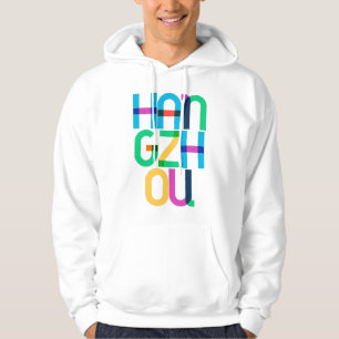 Hangzhou China Pop Art Letters Hoodie