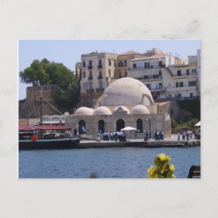 Hania, Crete inner harbor Postcard