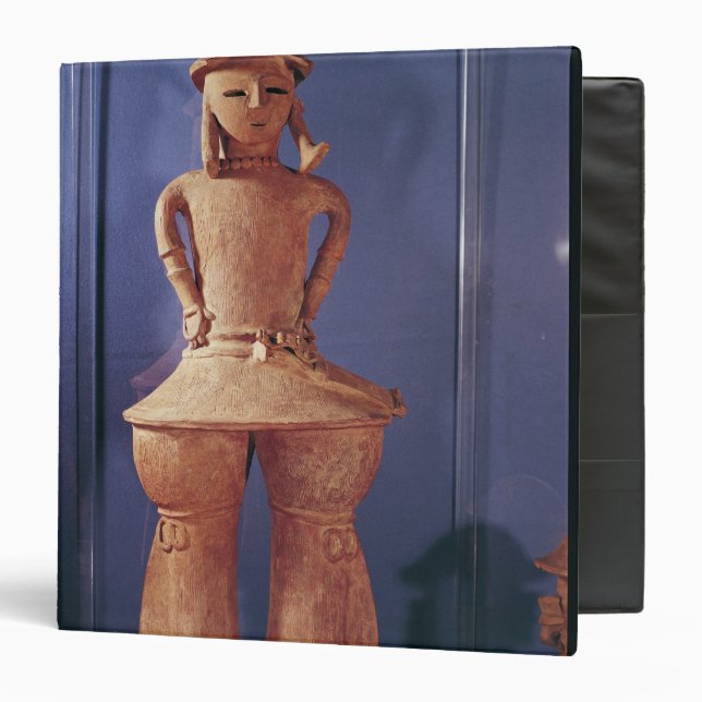 Haniwa figure, 250-550 3 ring binder (Front/Inside)