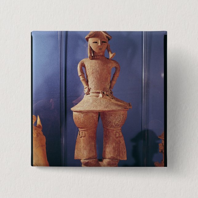 Haniwa figure, 250-550 button (Front)