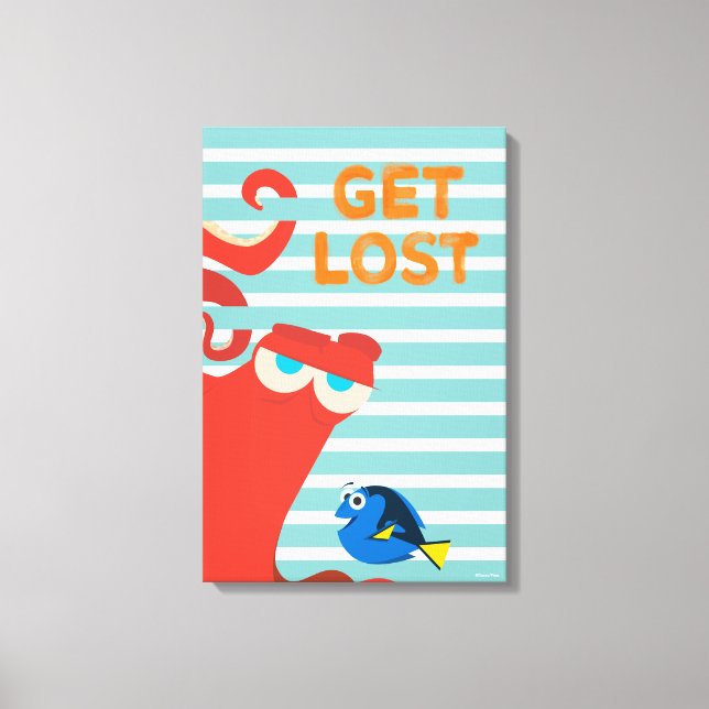 Hank & Dory | Get Lost Canvas Print (Front)