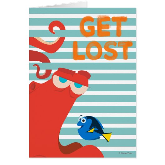 Hank & Dory | Get Lost Cards (Front)