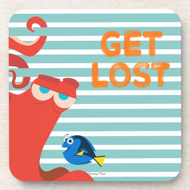 Hank & Dory | Get Lost Coaster (Front)