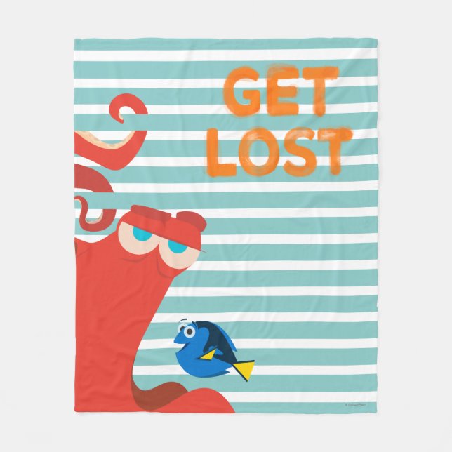 Hank & Dory | Get Lost Fleece Blanket (Front)