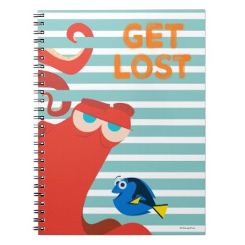 Hank & Dory | Get Lost Notebook by FindingDory at Zazzle