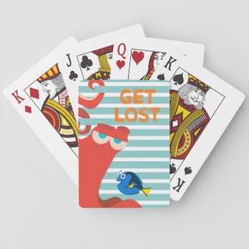 Hank & Dory | Get Lost Playing Cards by FindingDory at Zazzle