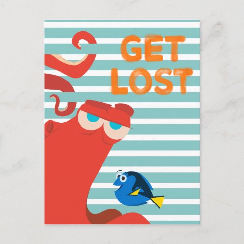 Hank  Dory  Get Lost Postcard