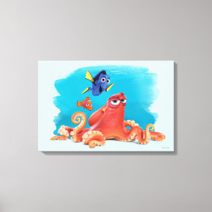 Hank, Dory & Nemo Canvas Print
