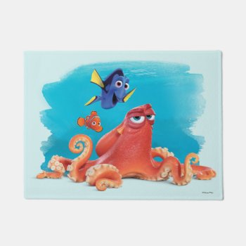Hank  Dory & Nemo Doormat by FindingDory at Zazzle