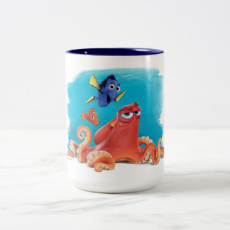 Hank, Dory & Nemo Two-Tone Coffee Mug