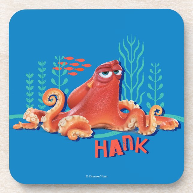 Hank | Fun Under the Sea Drink Coaster (Front)
