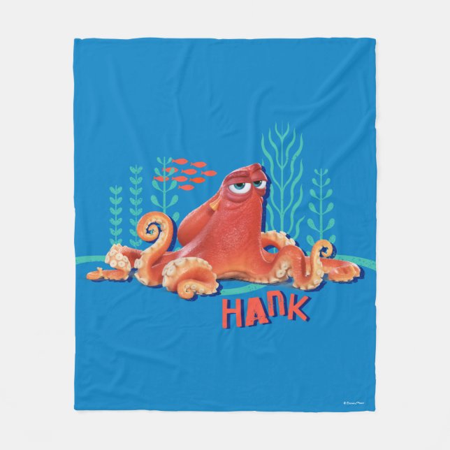 Hank | Fun Under the Sea Fleece Blanket (Front)