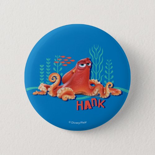 Hank  Fun Under the Sea Pinback Button