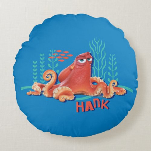 Hank  Fun Under the Sea Round Pillow