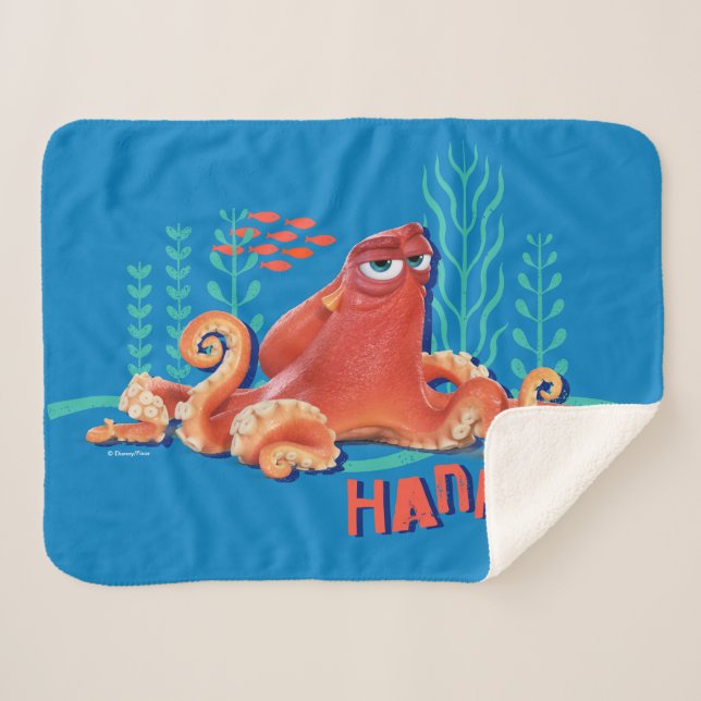 Hank | Fun Under the Sea Sherpa Blanket (Front (Horizontal))