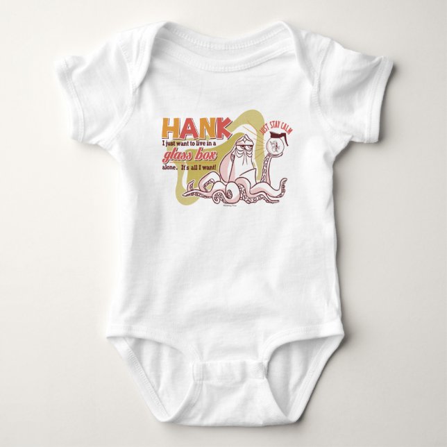 Hank | Live in a Glass Box Alone Baby Bodysuit (Front)