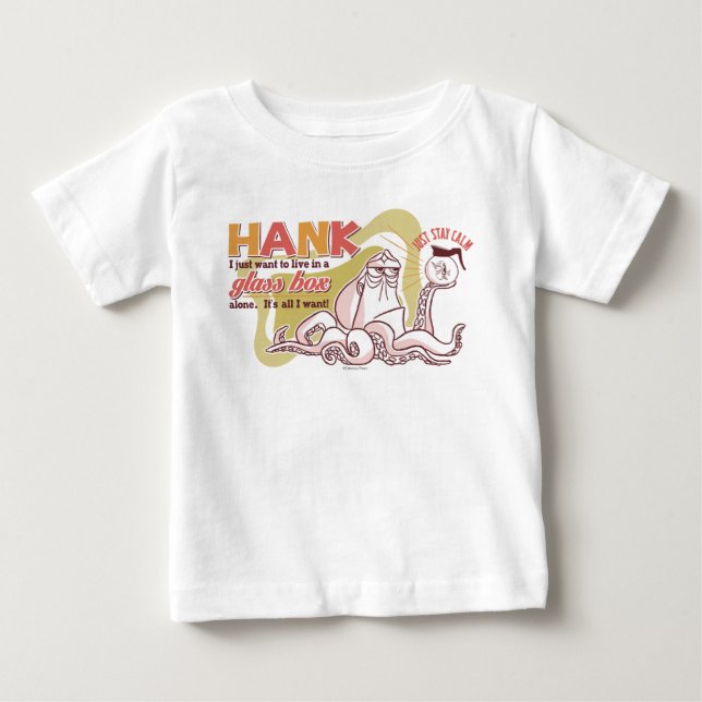 Hank | Live in a Glass Box Alone Baby T-Shirt (Front)