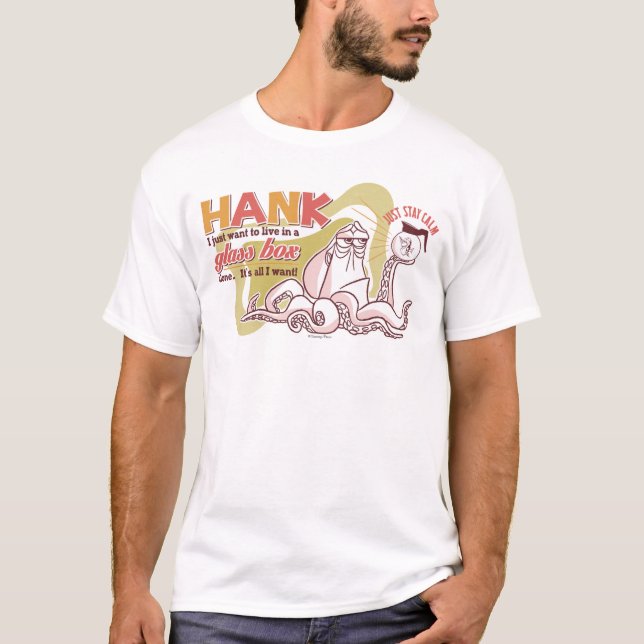 Hank | Live in a Glass Box Alone T-Shirt (Front)