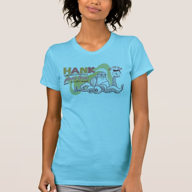 Hank | Live in a Glass Box Alone T-Shirt (Front)