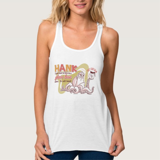 Hank | Live in a Glass Box Alone Tank Top (Front)