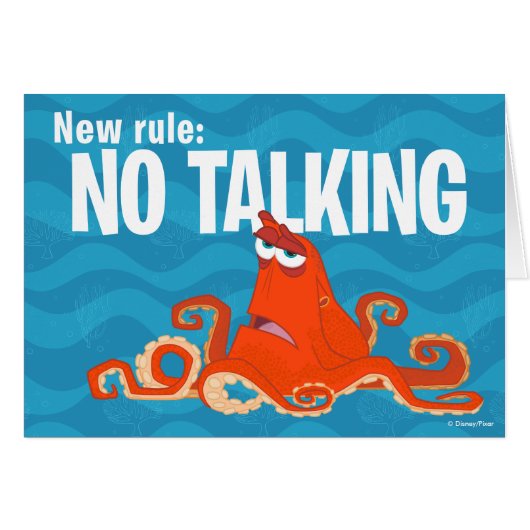 Hank | New Rule...No Talking Cards (Front Horizontal)