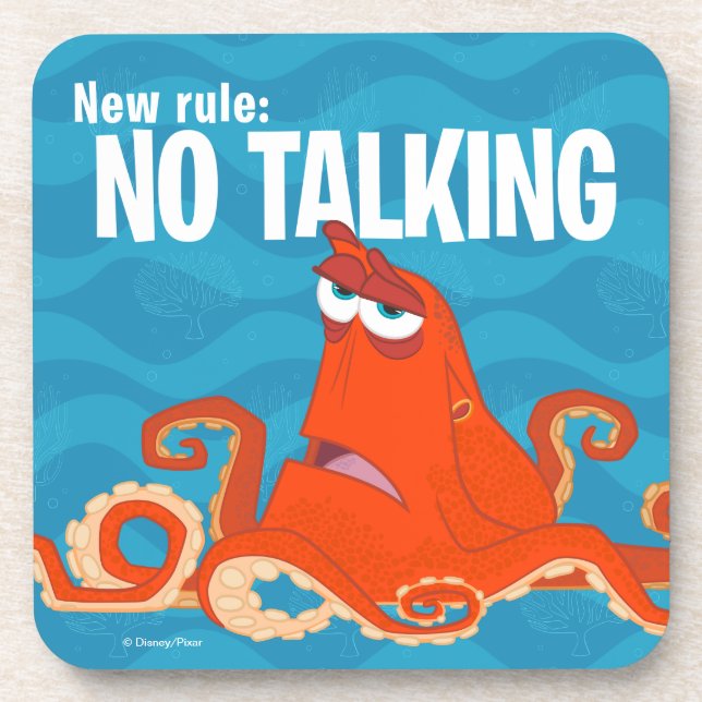 Hank | New Rule...No Talking Coaster (Front)