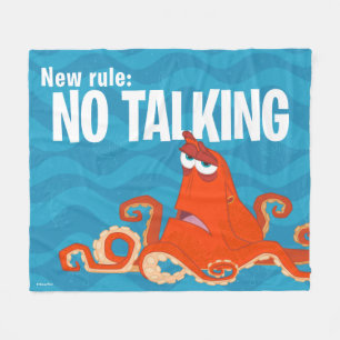 Hank New Rule...No Talking Fleece Blanket