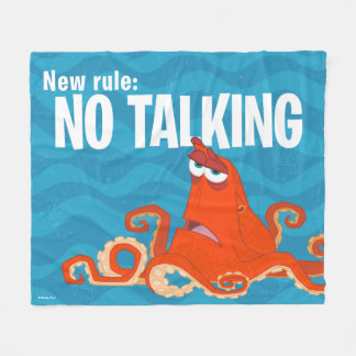 Hank | New Rule...No Talking Fleece Blanket