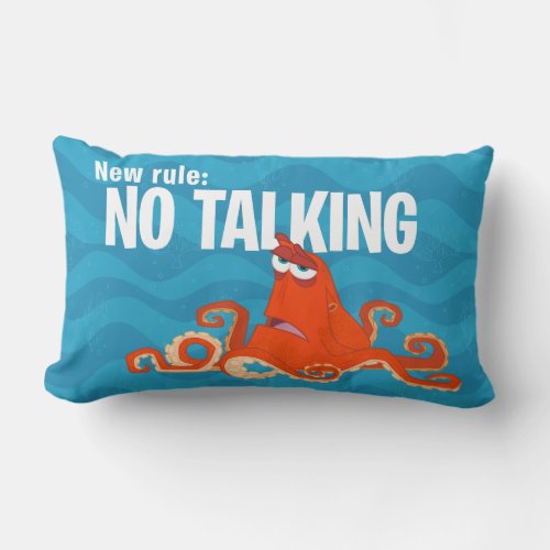 Hank  New RuleNo Talking Lumbar Pillow