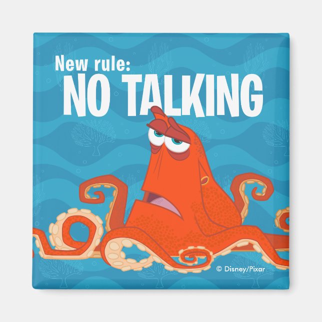 Hank | New Rule...No Talking Magnet (Front)