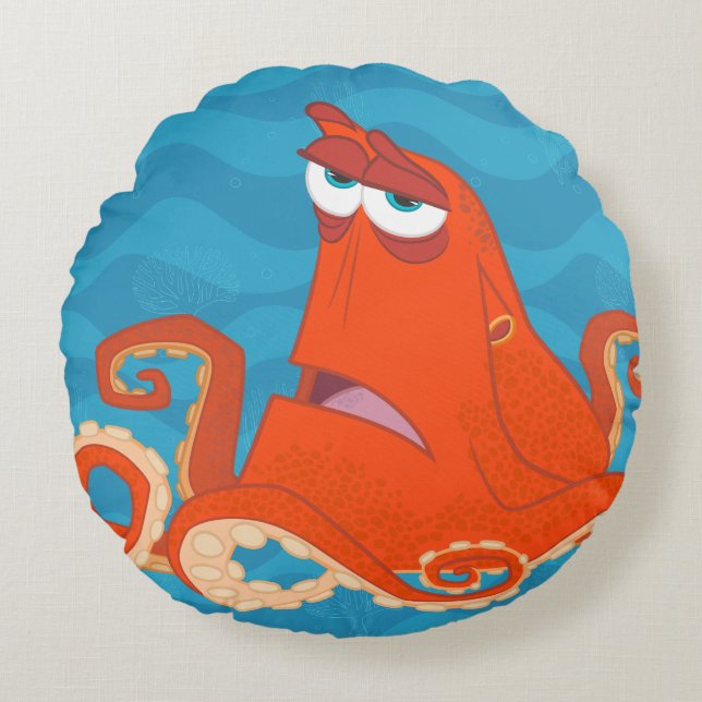 Hank | New Rule...No Talking Round Pillow (Front)