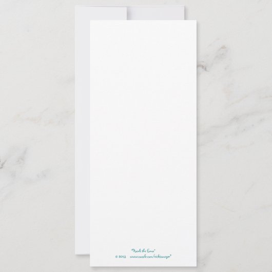 Hank the Emu flat card (Back)