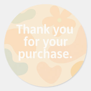 hank You Sticker Small Business Packaging Sticke
