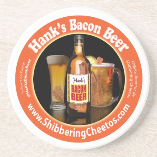 Hanks Bacon Beer Coaster