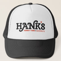 Hank's Honky Tonk Black Trucker