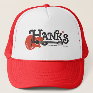 Hank's Honky Tonk Red Trucker Trucker Hat