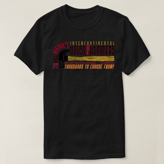 Hanks Intercontinental House of Hammers T-Shirt (Design Front)