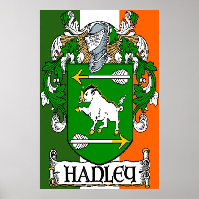 Hanley Coat of Arms Print (Front)
