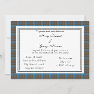 Hanna  Scottish Wedding Invitation