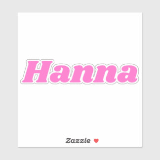 Hanna Sticker