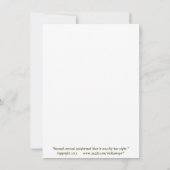 Hannah flat card (Back)