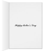 Hannah Gordon Pink Rose Mother's Day card (Inside (Right))