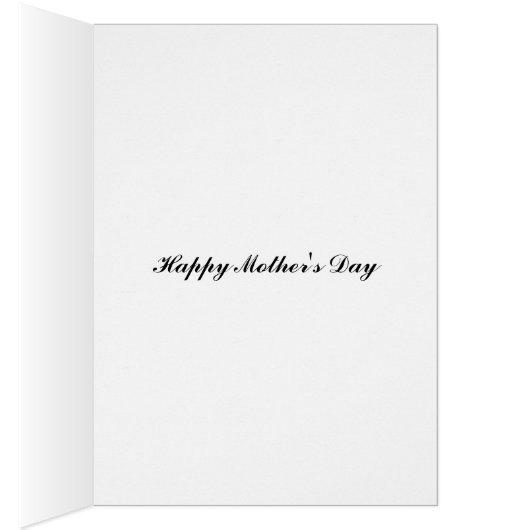 Hannah Gordon Pink Rose Mother's Day card (Inside (Right))