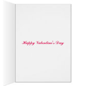 Hannah Gordon Pink Rose Valentine Day card (Inside (Right))