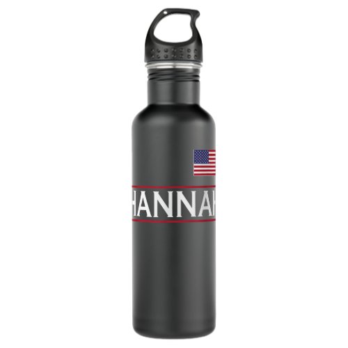 HANNAH Personalized Name Funny Birthday Gift Idea  Stainless Steel Water Bottle