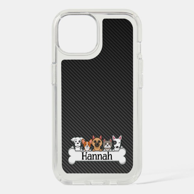 Hannah's Dog Mom Speck iPhone Case (Front)